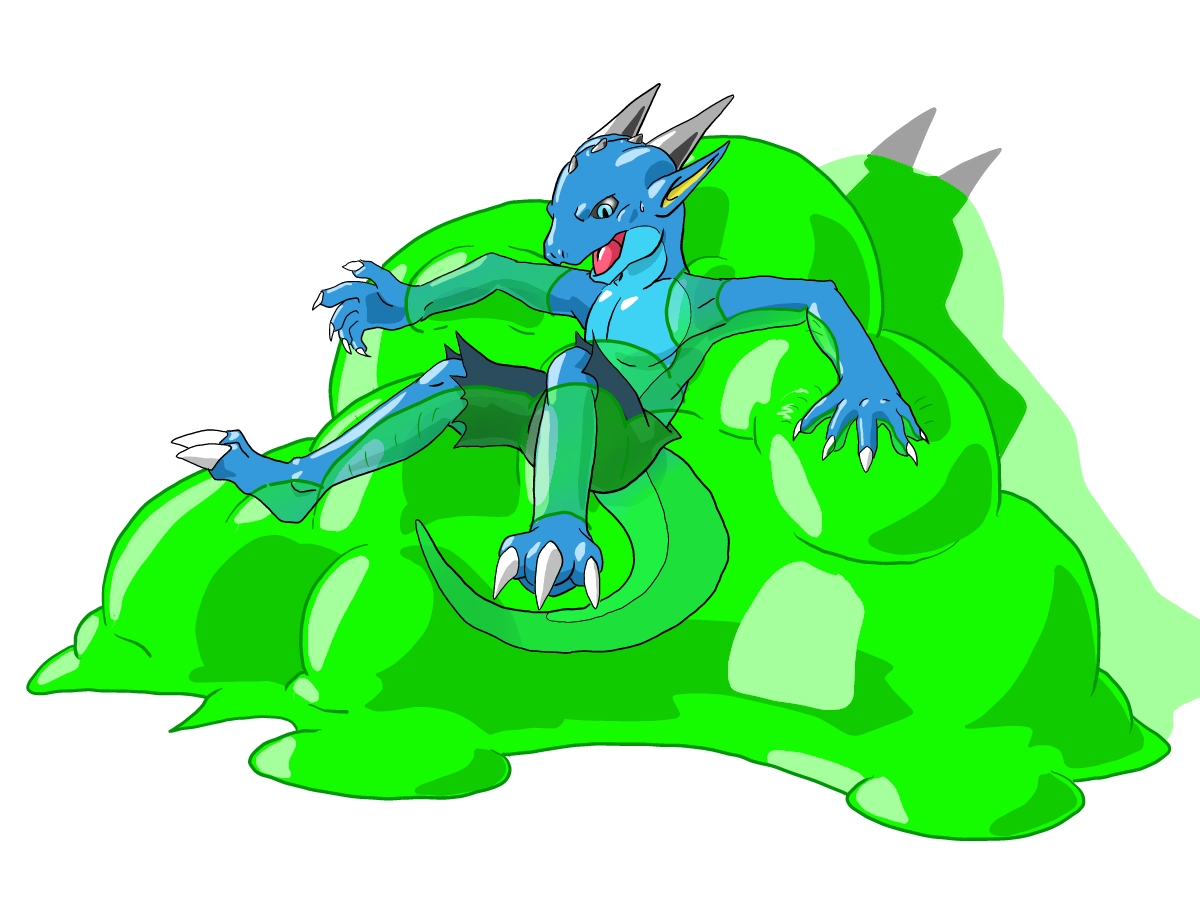 Slime pup by Dragonezzi on DeviantArt
