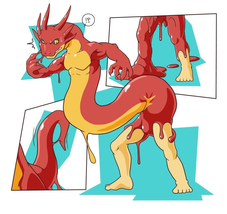 Furry slime. Dragon goo TF TG. Фурия дракон Transformation. Фурри трансформация драконы. Трансформация в дракона.