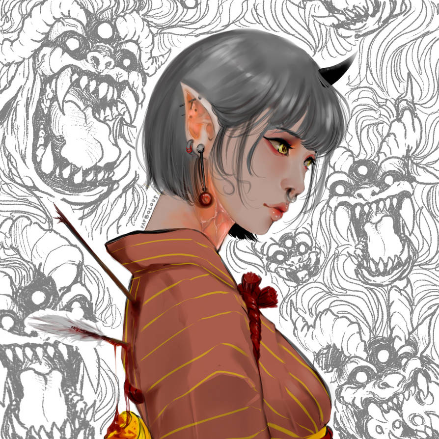 Oni Slayer Demon Girl [HOLO] –  ✨