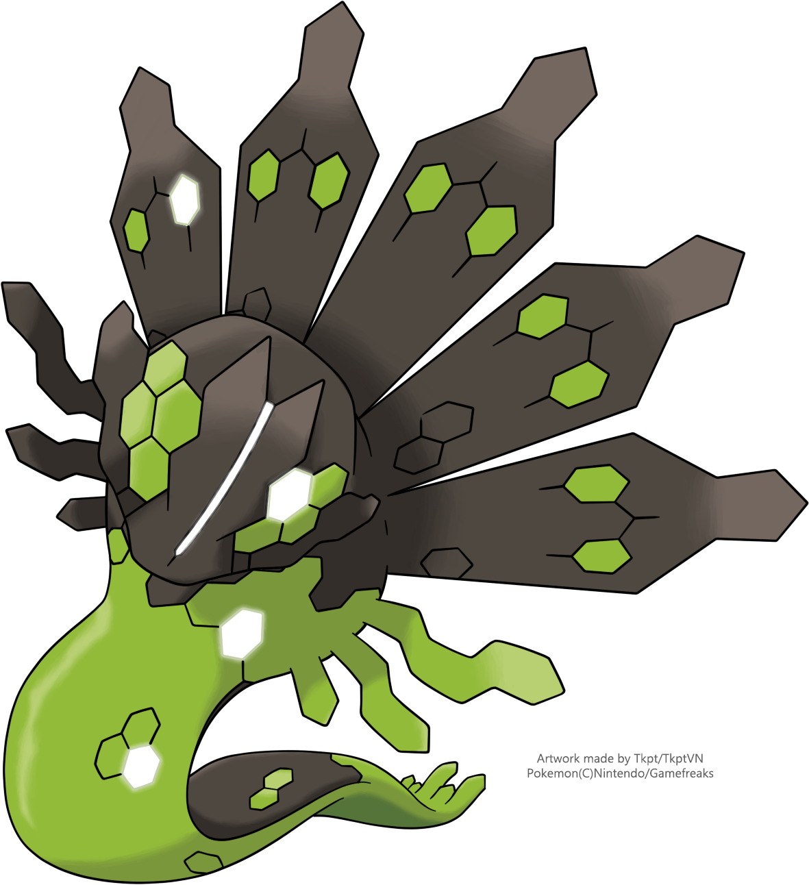 Zygarde (50 Forme) by TkptVN on DeviantArt