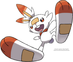 Scorbunny - The Rabbit Pokemon by Kboomz on DeviantArt