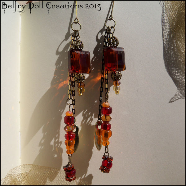 Earrings: Autumn Fires