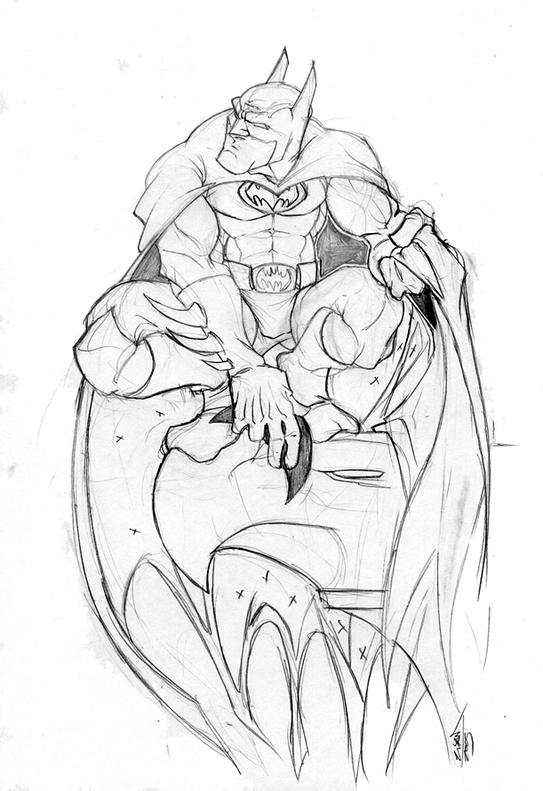 batmam pencil