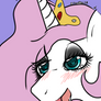 Princess Celestia and her love for cake