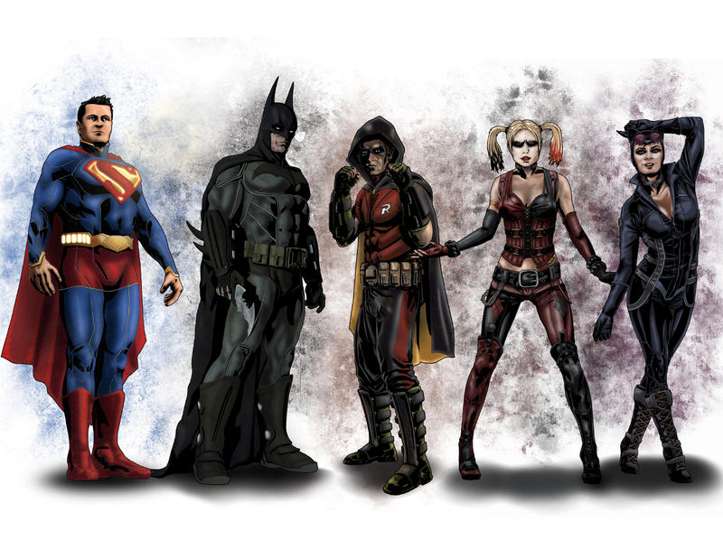 Print - Arkham City Characters by danecypel on DeviantArt