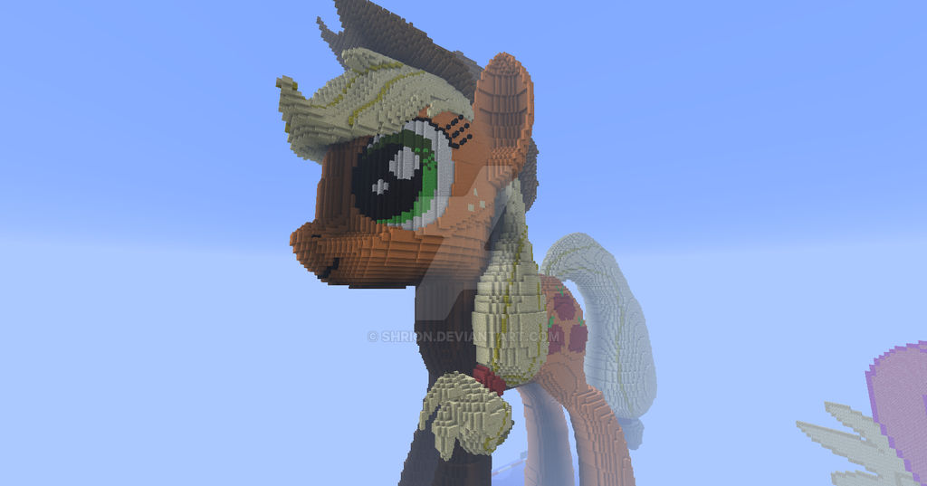 Minecraft 3D Applejack by Shrion on DeviantArt