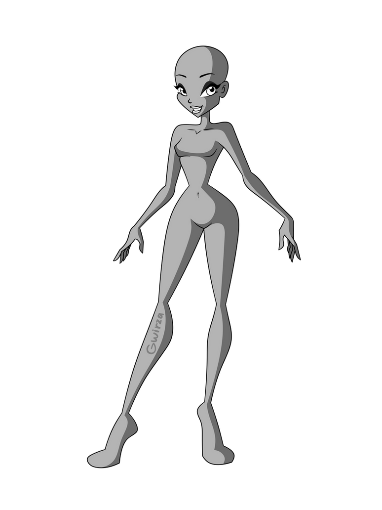 Winx Character Base Winx base #45 by Gwirza on DeviantArt