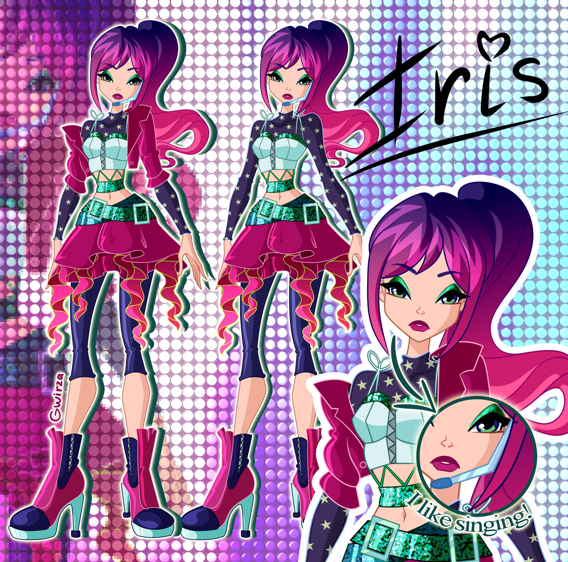 Singer Oc Iris (Singer Winx OC) by Gwirza on DeviantArt