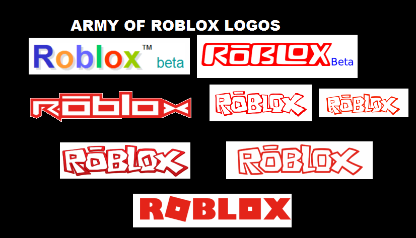 Army Of Roblox Logos By Supermax124 On Deviantart - all roblox logos in order