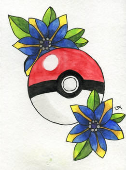 Pokeball Tattoo Flash