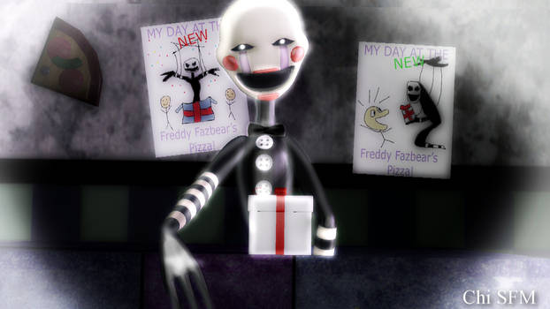 [SFM:Fnaf] Puppet with gift