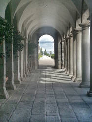 El Escorial, soportales