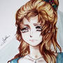 Princess, Original watercolor