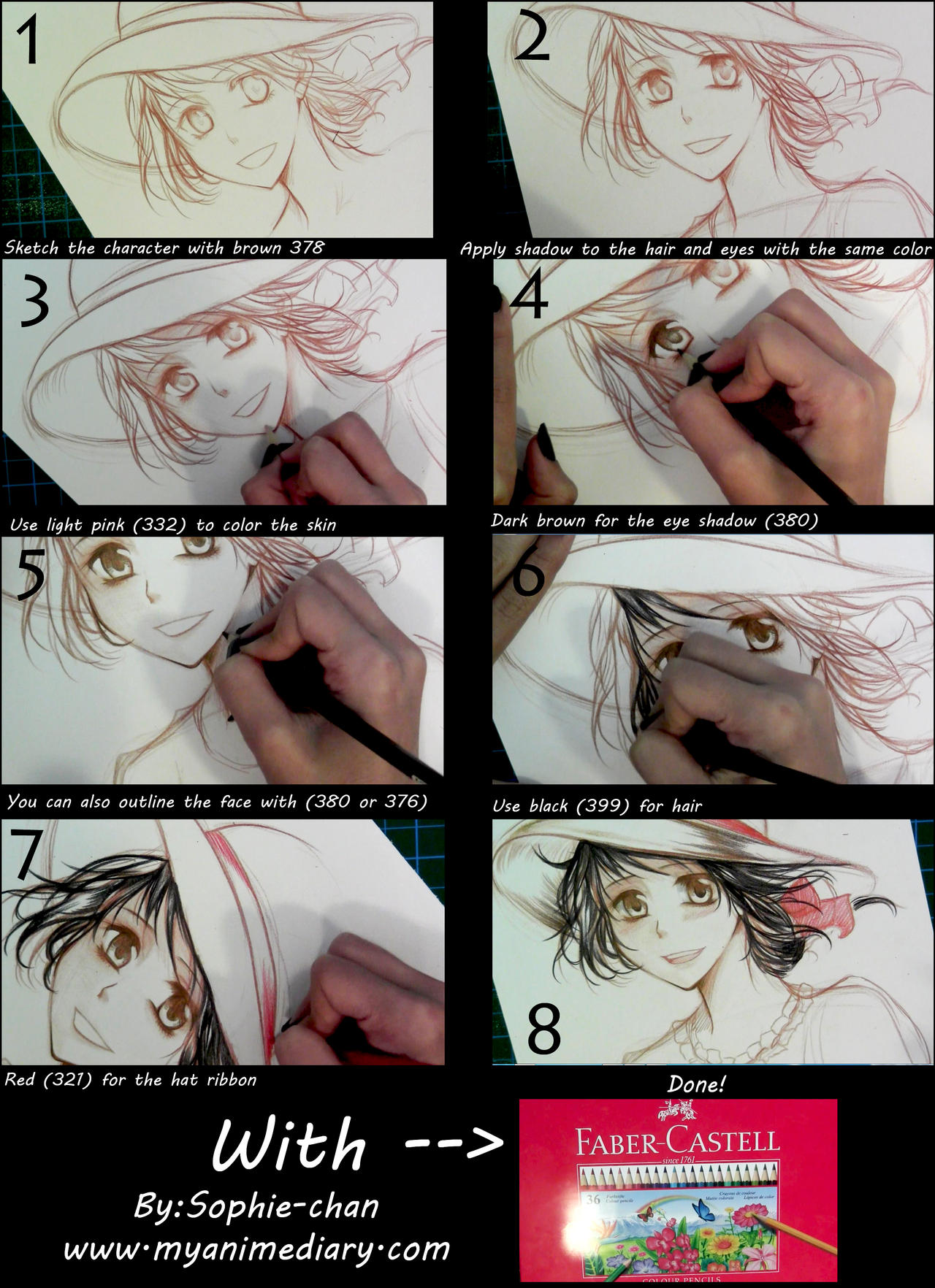 Colored pencils tutorial