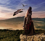 Eagle woman by Bergkristalle