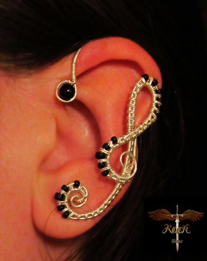 Hear the music, earcuff