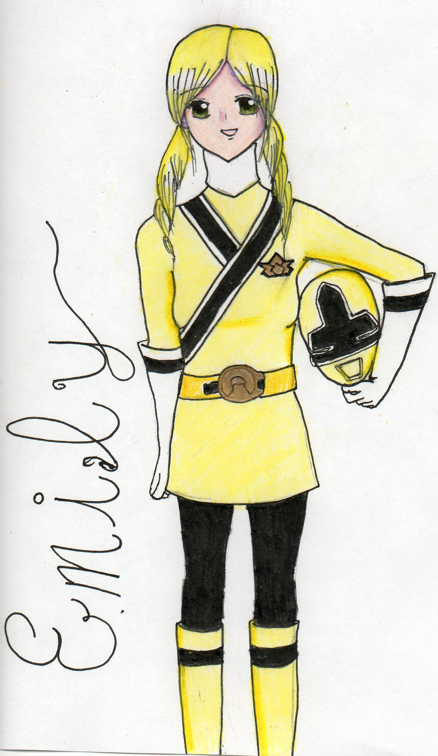 Emily Power Rangers Emily - Yellow Samurai Ranger by mewpearl on DeviantArt