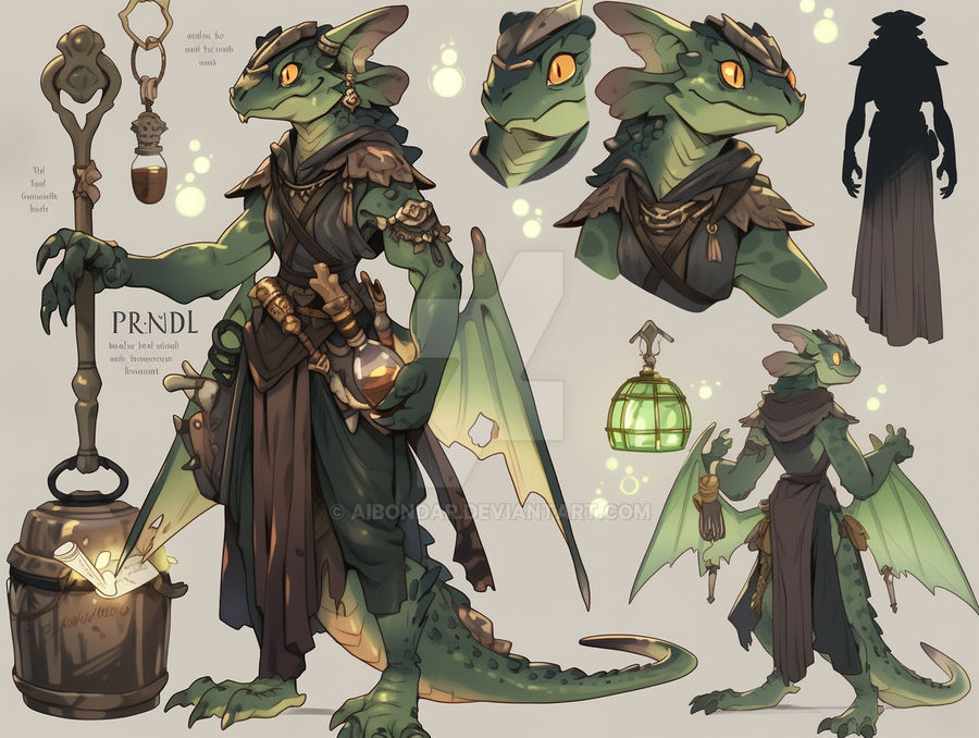Adopt. 4$ OPEN DND. Kobold 15 by aibondar on DeviantArt