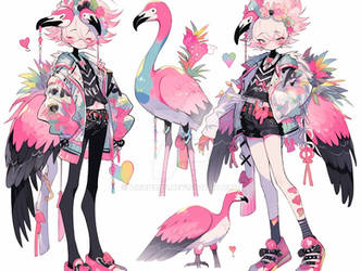 Adopt $4. Flamingo pink furry 21.09.23 114