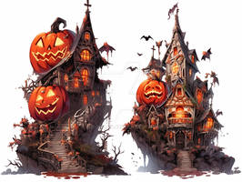 Haloween Houses 4$ 27.10.23 100