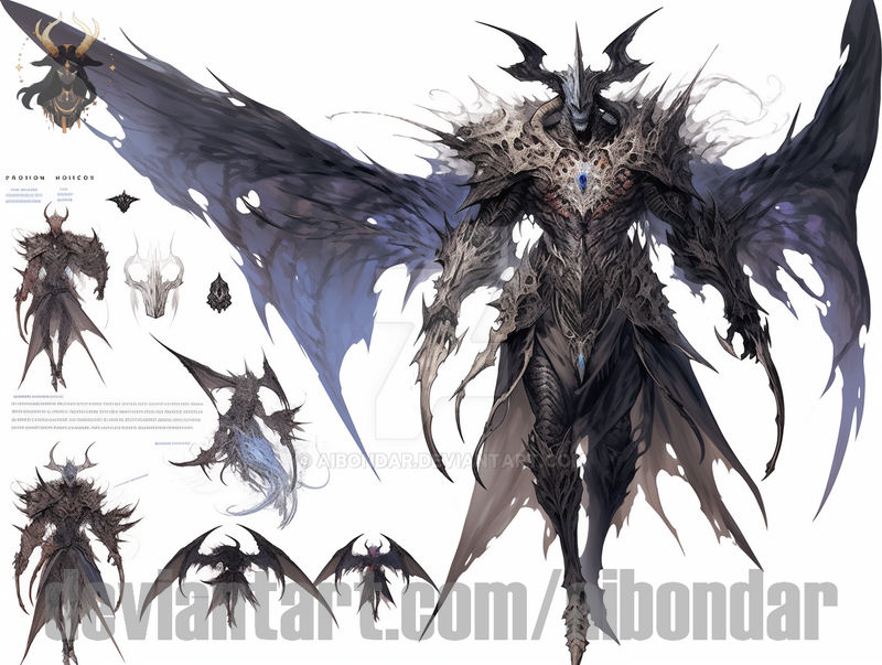 Mystical flying demons 28.12.23 $4 3 by aibondar on DeviantArt