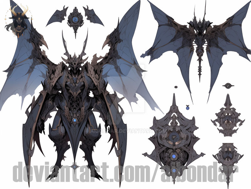 Mystical flying demons 28.12.23 $4 8 by aibondar on DeviantArt
