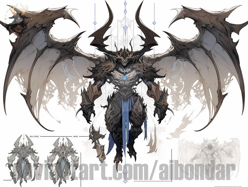 Mystical flying demons 28.12.23 $4 51 by aibondar on DeviantArt