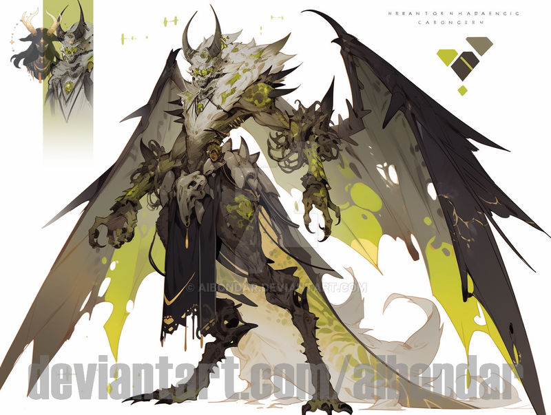 Mystical flying demons 28.12.23 $4 154 by aibondar on DeviantArt