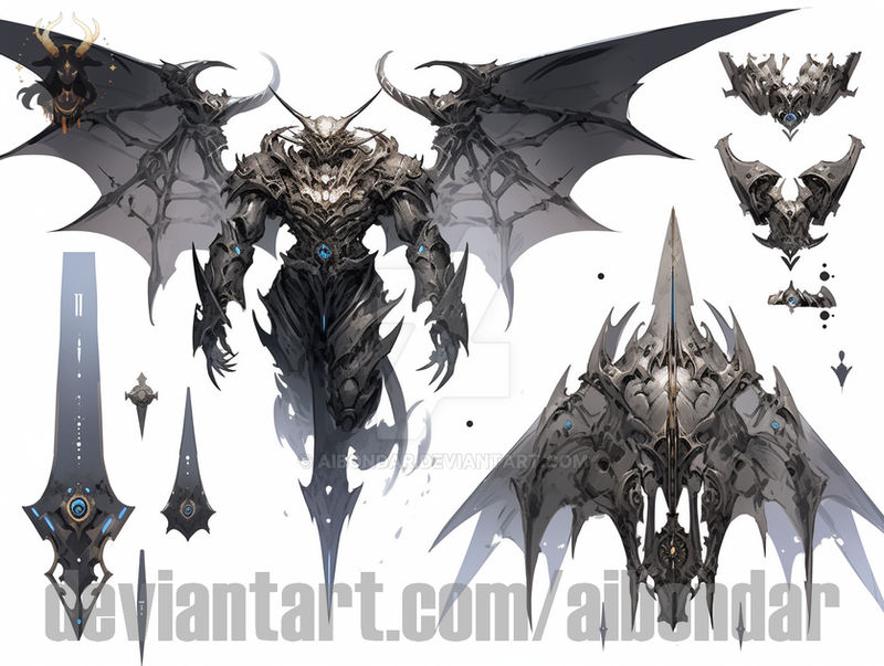 Mystical flying demons 28.12.23 $4 197 by aibondar on DeviantArt