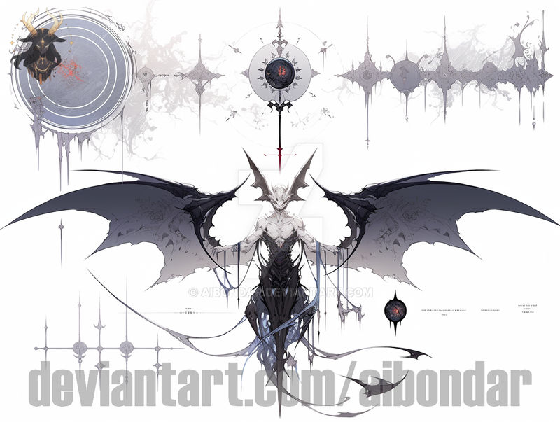 Demon Flying Reference Mystical flying demons 28.12.23 $4 199 by aibondar on DeviantArt