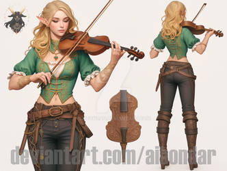 DND Elf musician 17.03.24 $5 17