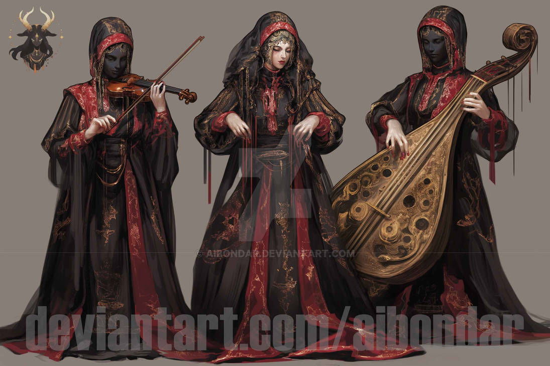 DND Vampire musician $3 08.24 174 by aibondar on DeviantArt
