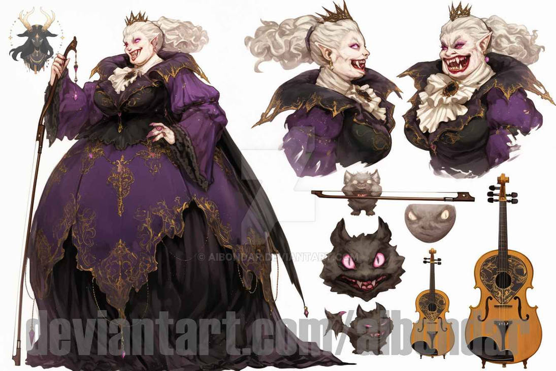 DND Vampire musician $4 08.24 49 by aibondar on DeviantArt