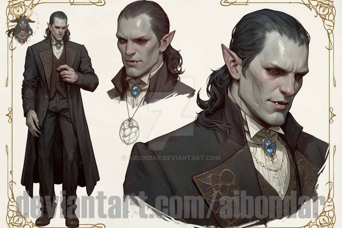 DND Vampire musician $5 08.24 95 by aibondar on DeviantArt