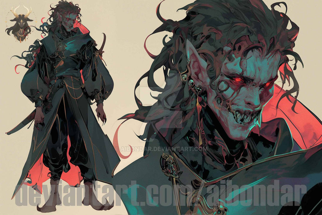 DND Vampire musician $5 08.24 28 by aibondar on DeviantArt