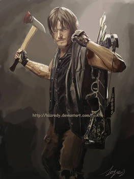 The walking dead.  Daryl