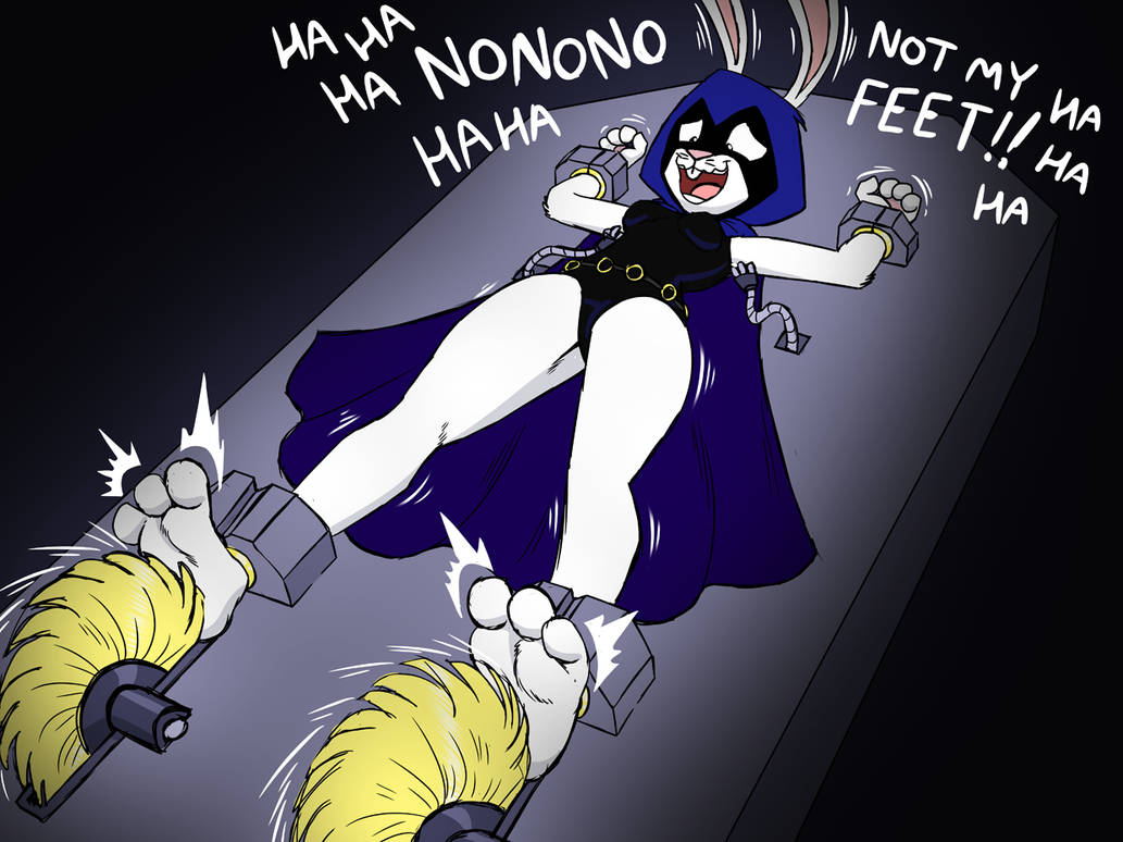 Bunny Raven Tickled by Caroos-Dungeon on DeviantArt.