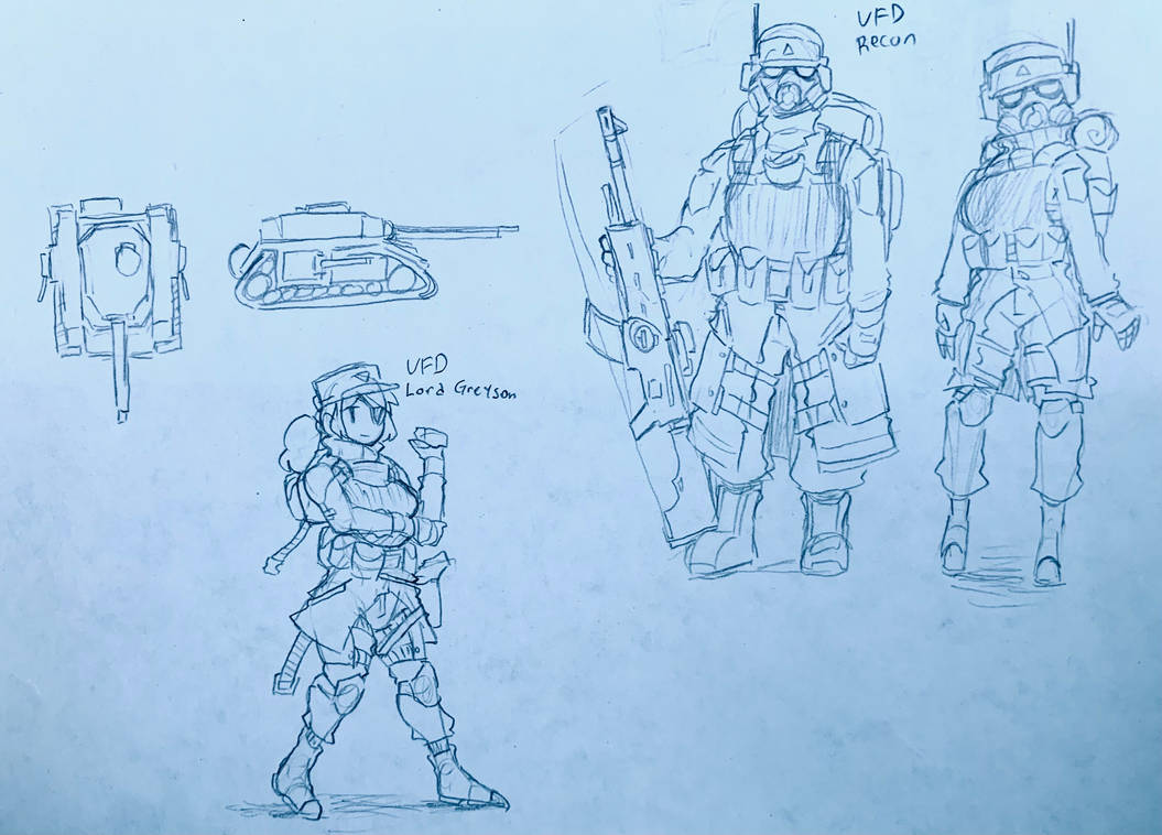 Some UFD Troopers by OzkobonArt on DeviantArt