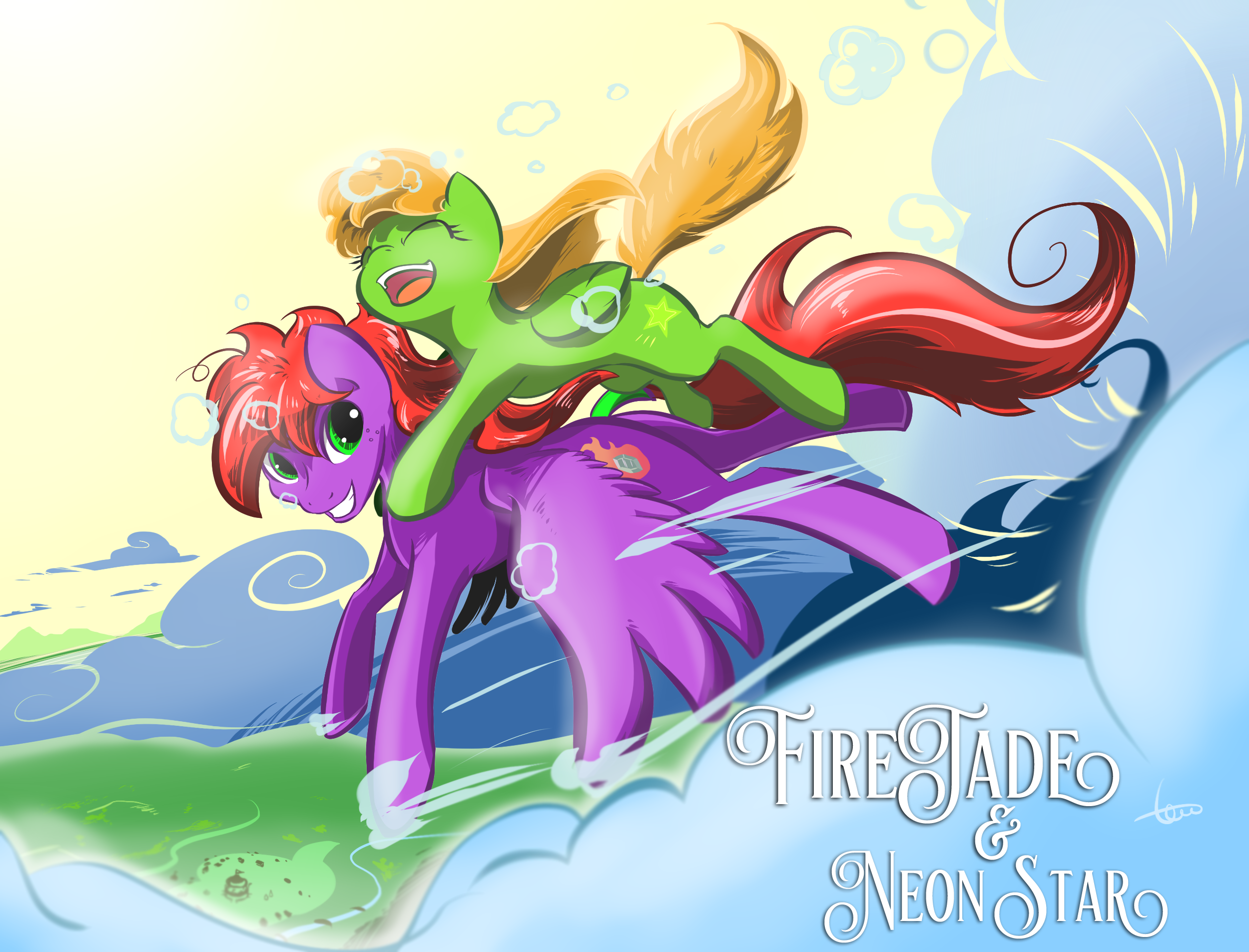 FireJade and NeonStar