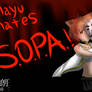 Mayu Hates SOPA!