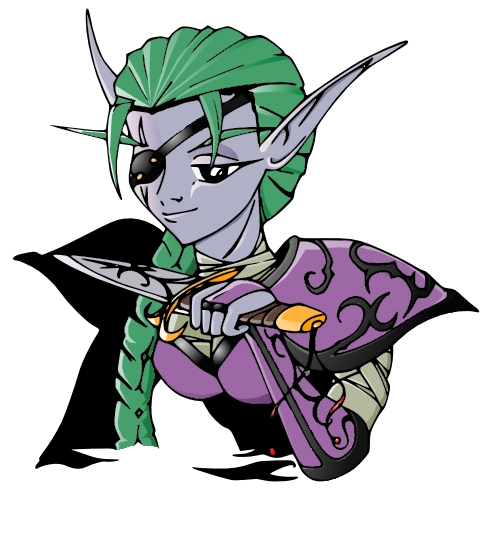 Night Elf preview Colored