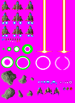 Spaceship sprites