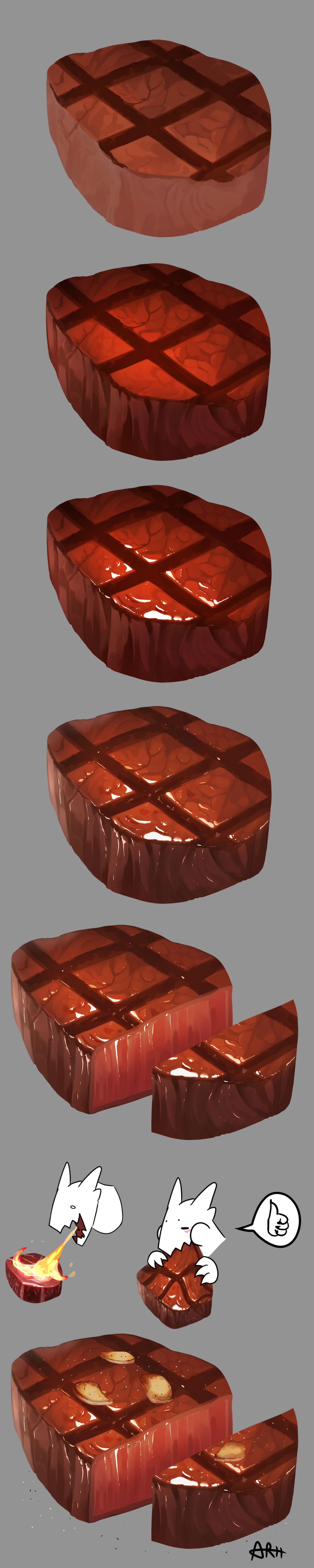 Deviantart Meat Factory roast meat by ARH1010 on DeviantArt