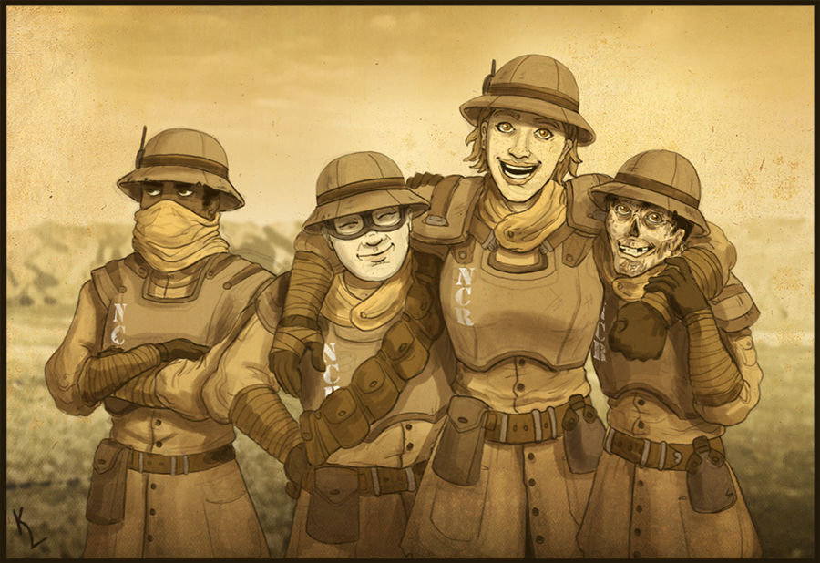 NCR Troopers by pokketmowse on DeviantArt
