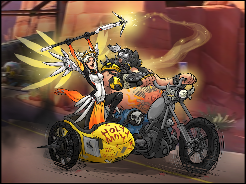 Mercy and Roadhog