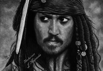 Jack Sparrow 's funny face