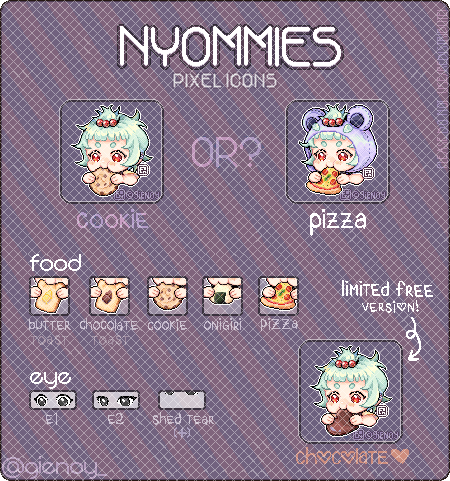 [ OPEN! ] Single Nyommies Icons