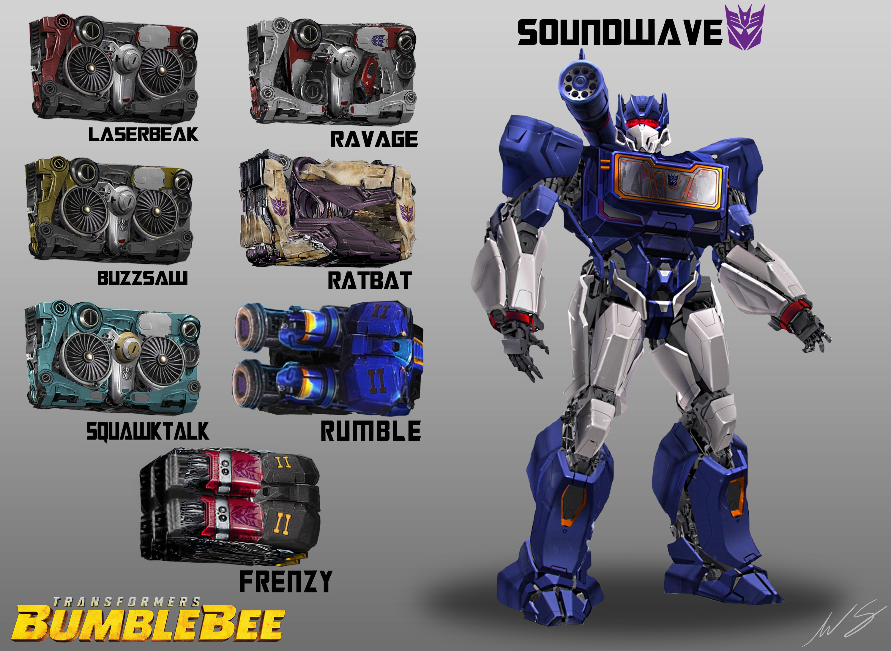 Soundwave/Mini-Cassettes (BB Movie) by Prime-101 on DeviantArt