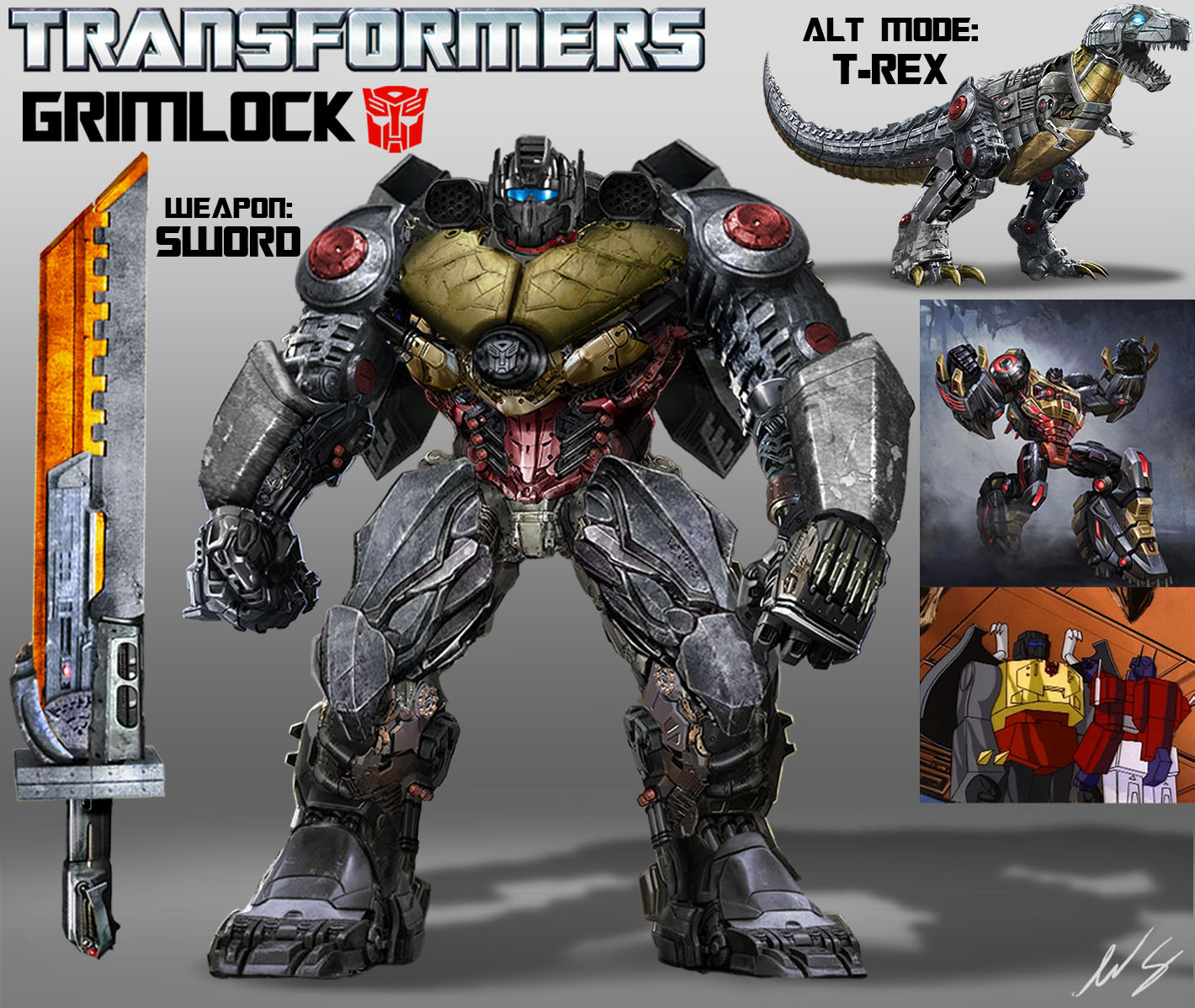 Grimlock Deviantart Grimlock (Robot Mode) - (BB Movie/Reboot) by Prime-101 on DeviantArt