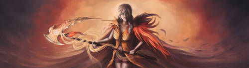 FFXIII - Lightning Phoenix Design by queenofeagles